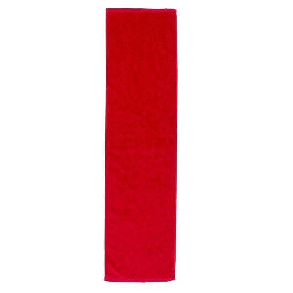 Towelsoft Premium Terry Velour fitnes Towel, 12 inch x 44 inch Red Fitness-EV1411-RD